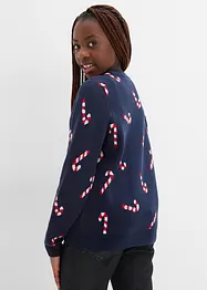 Pull de Noël doux en fine maille, bonprix