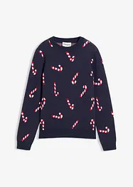 Pull de Noël doux en fine maille, bonprix
