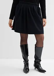 Jupe plissée en matière légèrement brillante, bonprix