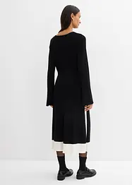 Robe en maille à détails contrastants, bonprix