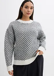 Pull en grosse maille avec laine, bonprix