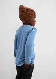 Lot de 3 T-shirts manches longues coton, bonprix