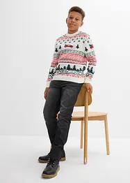 Pull de Noël en fine maille, bonprix