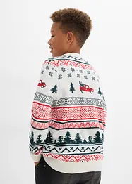 Pull de Noël en fine maille, bonprix