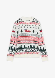 Pull de Noël en fine maille, bonprix