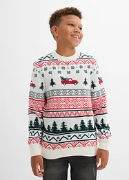 Pull de Noël en fine maille, bonprix