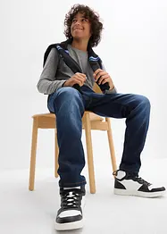 Jean jogger regular avec doublure jersey thermique, droit, bonprix