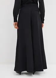Pantalon large et fluide avec taille élastiquée, bonprix