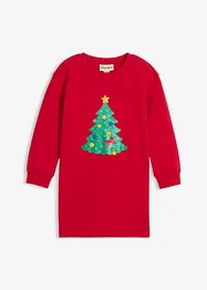 Robe sweat de Noël, bonprix