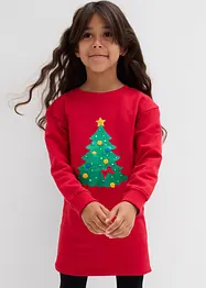 Robe sweat de Noël, bonprix