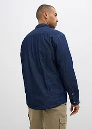 Chemise en jean, doublure chaude en flanelle, bonprix