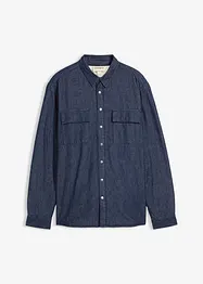 Chemise en jean, doublure chaude en flanelle, bonprix