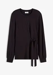 T-shirt manches longues en viscose douce et extensible, bonprix