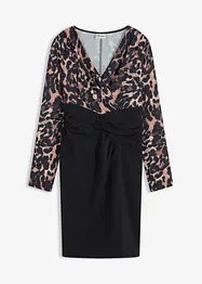 Robe courte et ajustée avec décolleté plongeant, bonprix