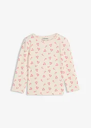 T-shirt manches longues en coton extensible, bonprix