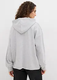 Sweat oversize à capuche et strass, bonprix