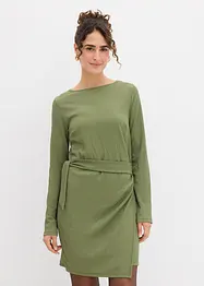 Robe en jersey crêpe, bonprix