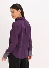 Chemisier avec manchettes à strass, bonprix