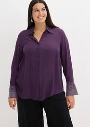 Chemisier avec manchettes à strass, bonprix