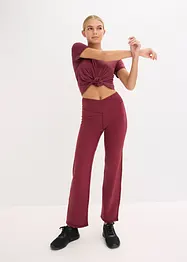 Pantalon de sport doux et thermique, jambe droite, bonprix