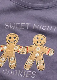 Pyjama avec pantalon en flanelle, bonprix