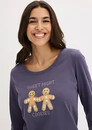 Pyjama avec pantalon en flanelle, bonprix