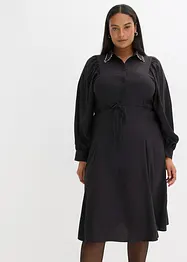 Robe midi avec perles, bonprix