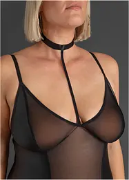 Top porte-jarretelles et string (ens. 2 pces), bonprix