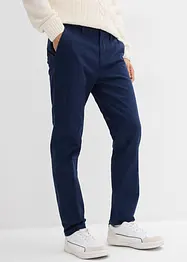 Pantalon chino regular avec doublure chaude en flanelle, fuselé, bonprix