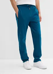 Pantalon en molleton 100% coton à détails contrastants, bonprix