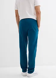 Pantalon en molleton 100% coton à détails contrastants, bonprix