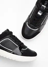 Sneakers avec détails léopard, bonprix