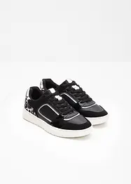 Sneakers avec détails léopard, bonprix