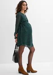 Robe de grossesse et d’allaitement en voile imprimé, bonprix