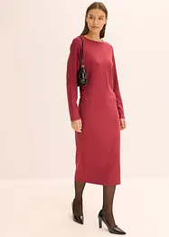 Robe midi en Punto di Roma confortable, bonprix
