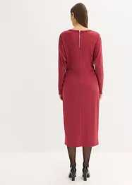 Robe midi en Punto di Roma confortable, bonprix