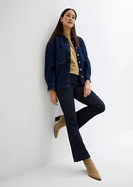 Jean bootcut taille mi-haute, extensible, bonprix