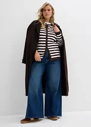 Gilet en fine maille, col rond, bonprix