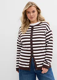 Gilet en fine maille, col rond, bonprix