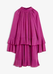 Robe en mousseline à volants, bonprix