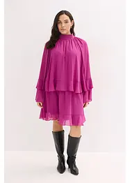 Robe en mousseline à volants, bonprix