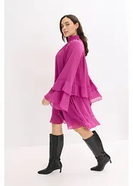 Robe en mousseline à volants, bonprix