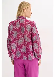 Tunique en satin à passepoils, bonprix