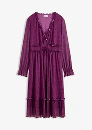 Robe midi en jersey mesh, bonprix