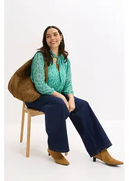 Top manches longues en mesh fin, bonprix