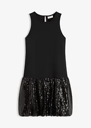 Robe à sequins en jersey milano confortable, bonprix