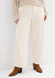 Pantalon large en velours côtelé, bonprix