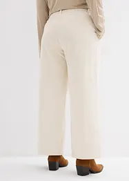 Pantalon large en velours côtelé, bonprix