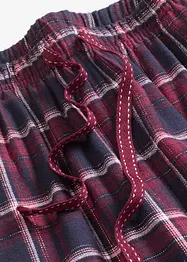 Pantalon de pyjama tissé en flanelle avec pochette cadeau, bonprix