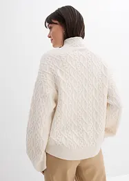 Pull en maille torsadée, bonprix